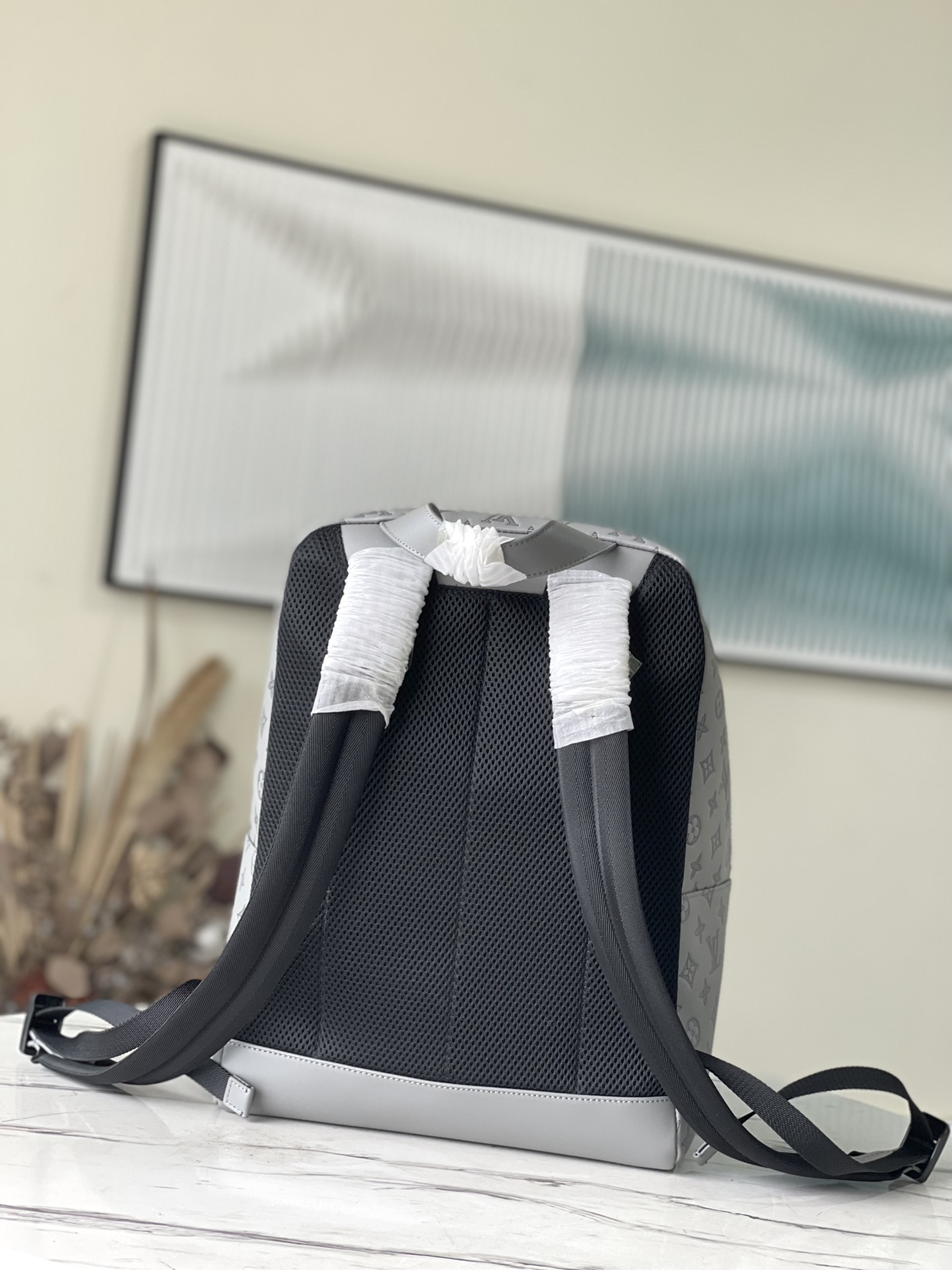 Louis Vuitton Racer Backpack in Monogram Shadow Leather - Image 3