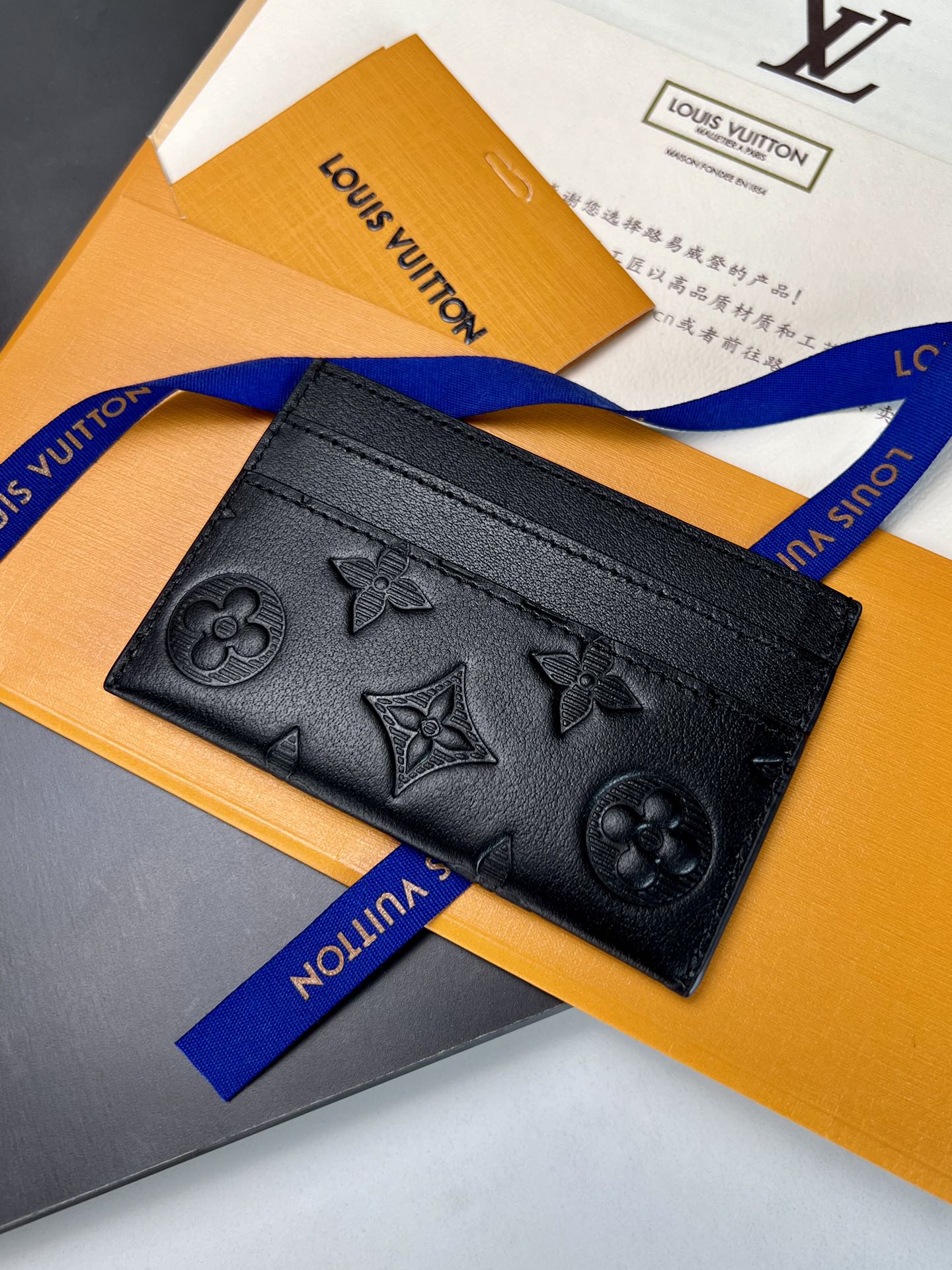 Louis Vuitton Card Holder in Monogram Eclipse - Image 4