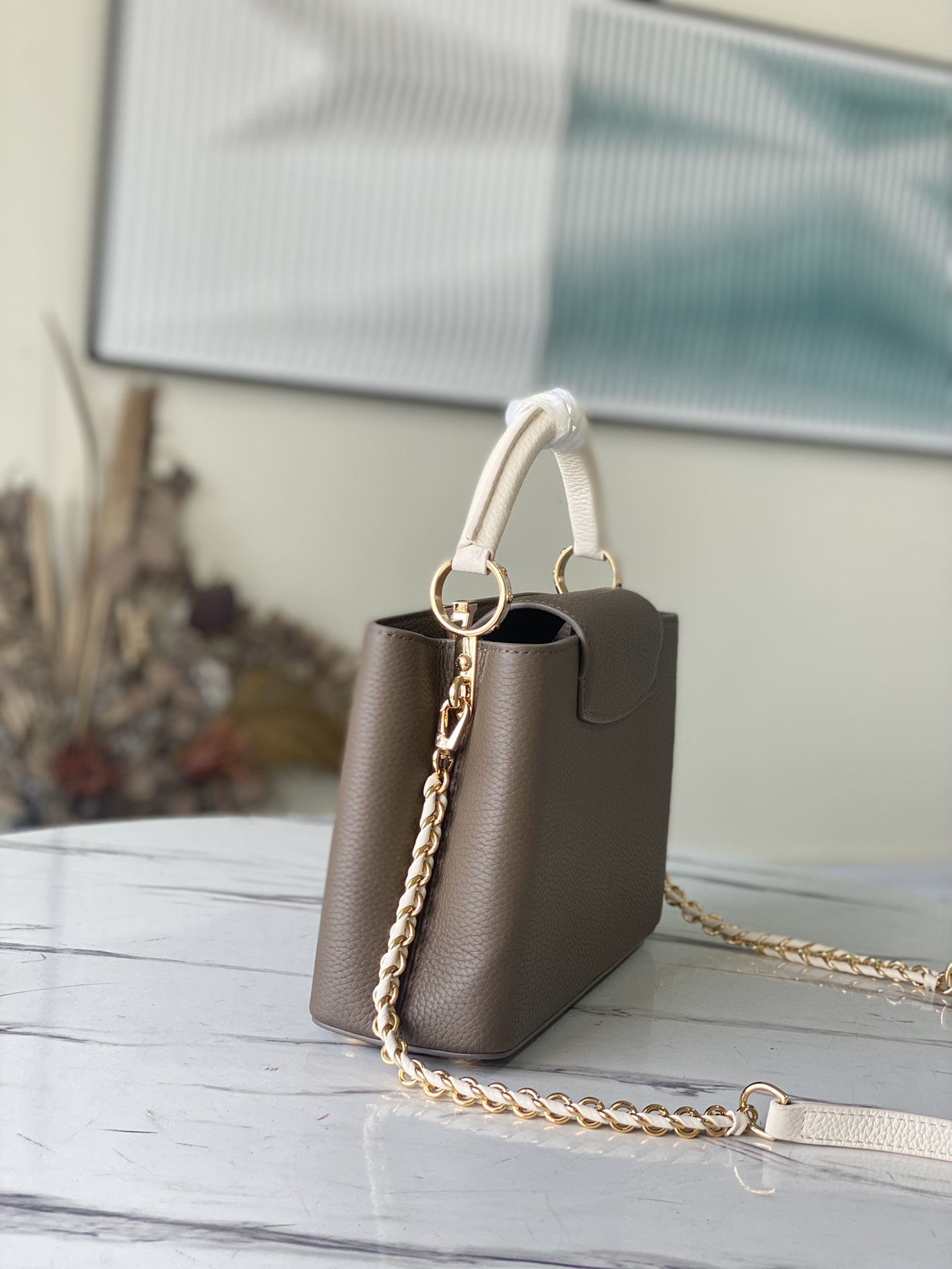 Louis Vuitton Capucines BB Small Handbag in Brown - Image 4