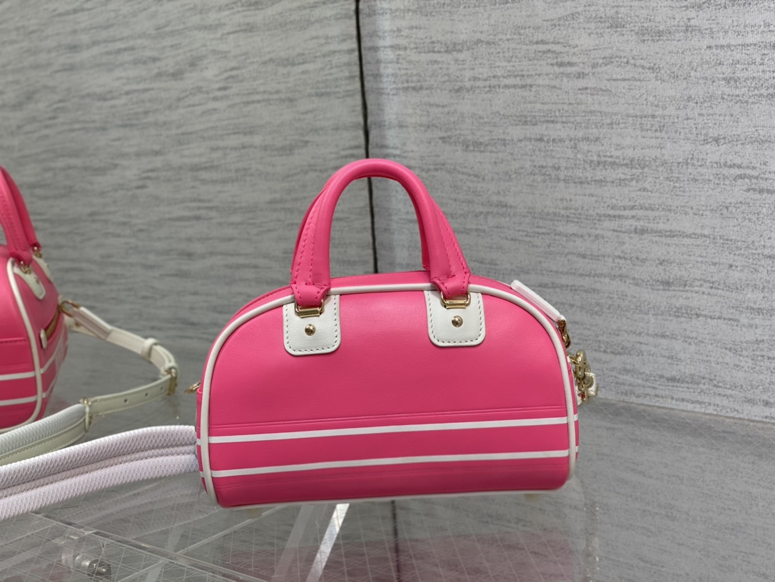 Dior Bowling Bag in Pink - Image 5