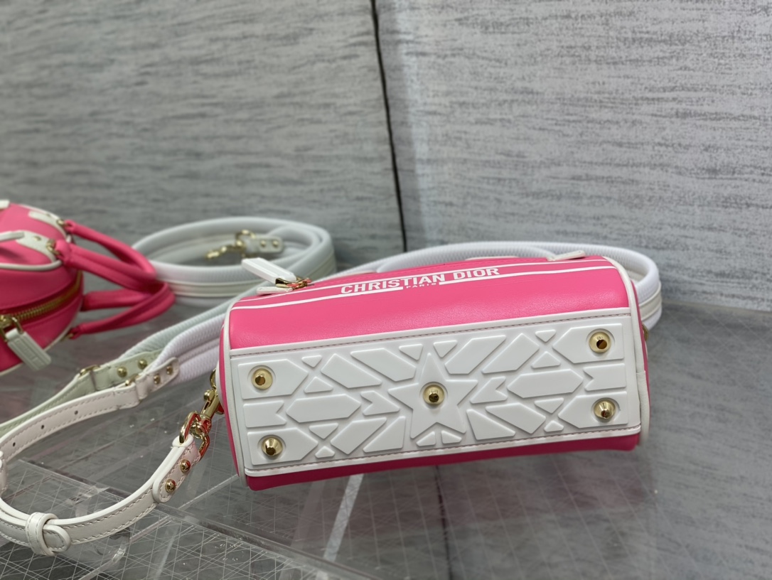 Dior Bowling Bag in Pink - Image 8