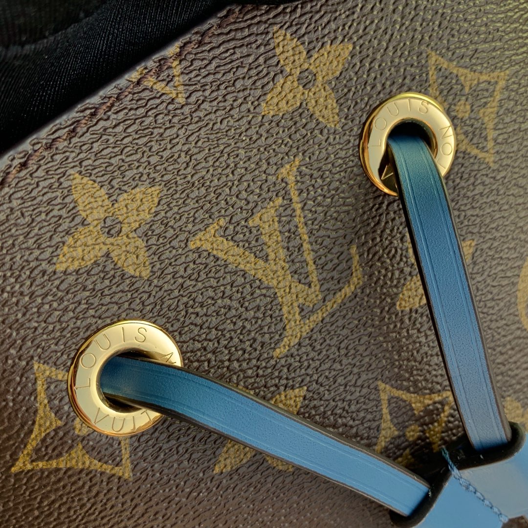Louis Vuitton NéoNoé MM Blue Jean Bag - Image 10