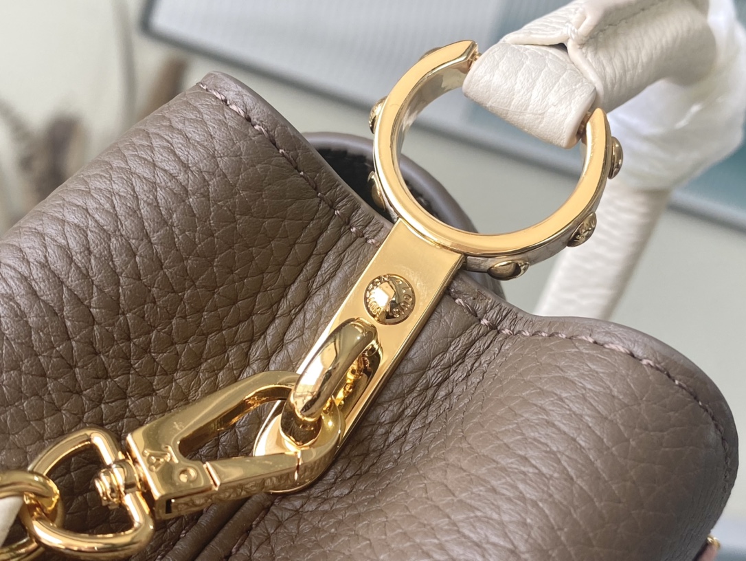 Louis Vuitton Capucines BB Mini Handbag in Brown - Image 8