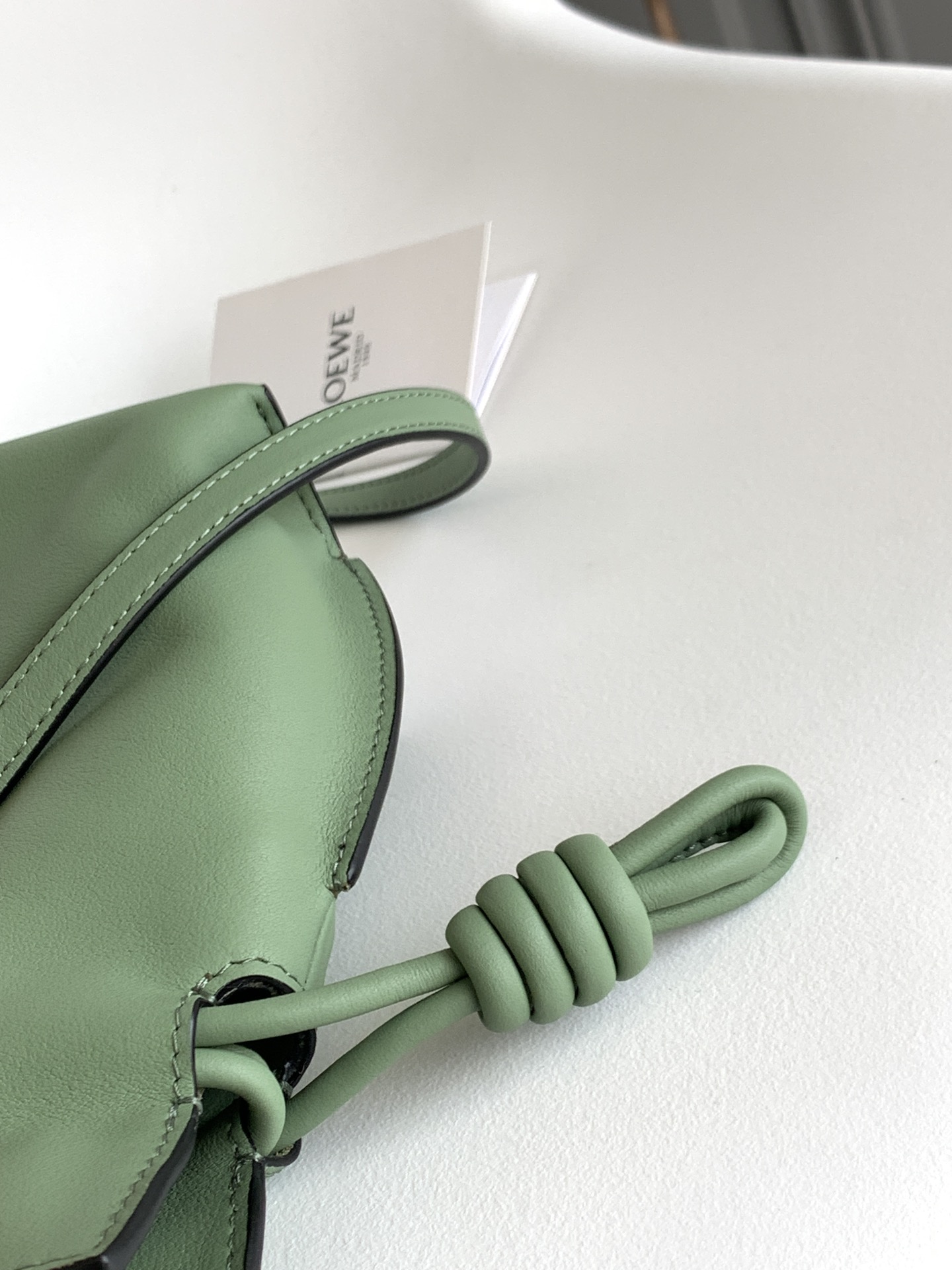 Loewe Small Flamenco Bag in Forest Green Calfskin - Image 8