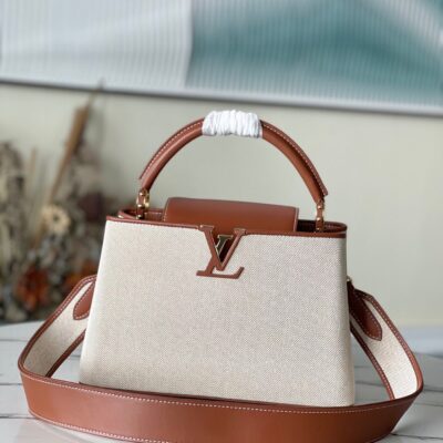Louis Vuitton Capucines BB Medium Handbag in Canvas