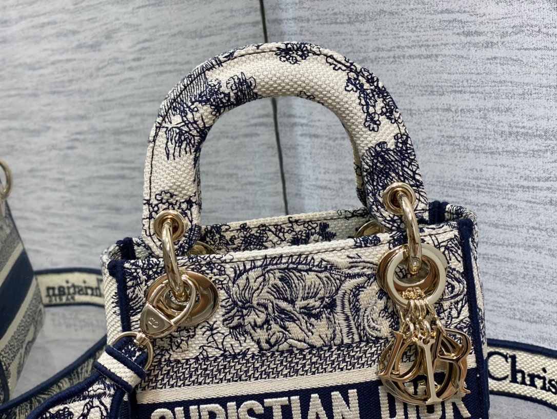Lady Dior Tiger Embroidery Mini Bag - Image 7