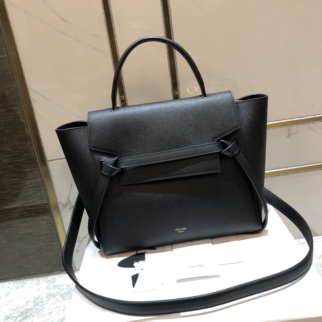 db9bf2_244749f8047047f6b2e5a049ade6f3a6mv2.jpg Celine Belt Catfish Mini Leather Bag - Image 1