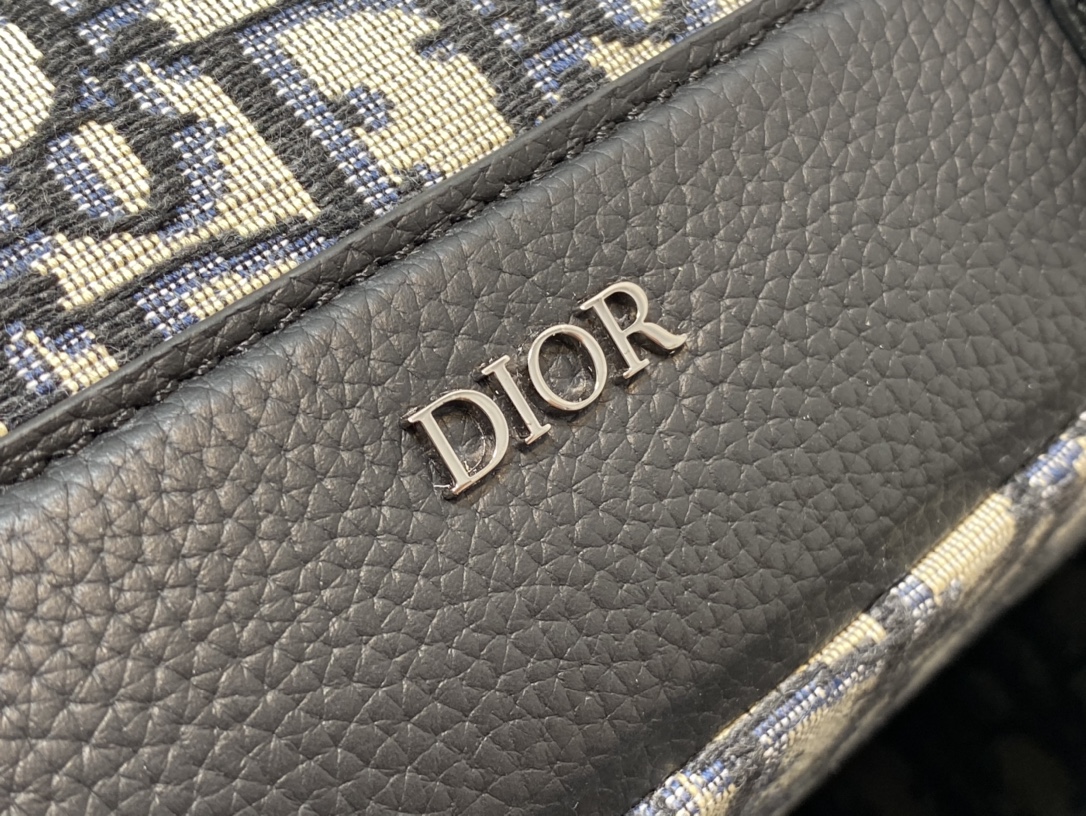 Dior Explorer Bag in Beige and Black Print - Image 9