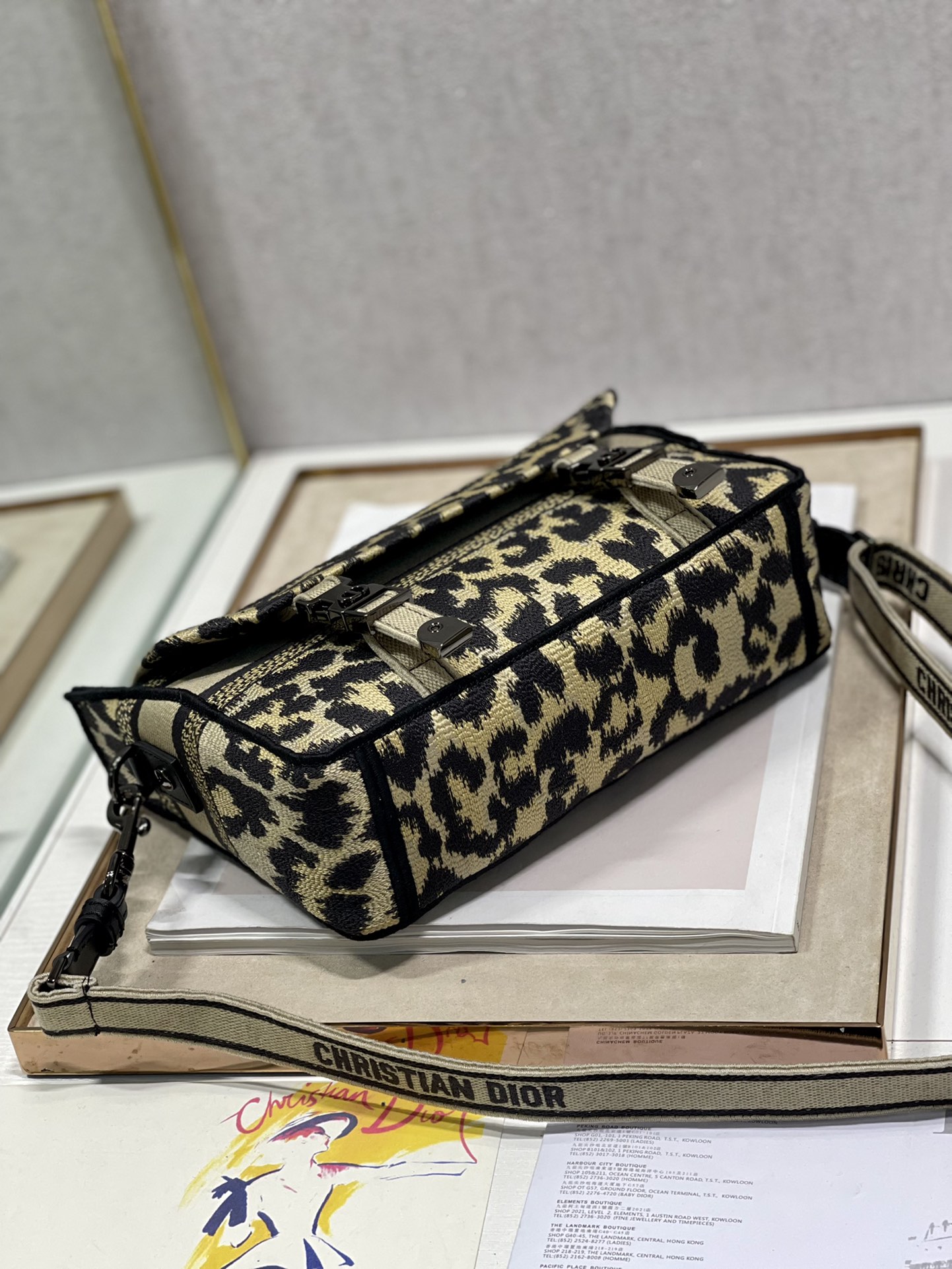 Dior Messenger Bag in Tiger - Image 9