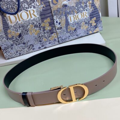 Dior Montaigne CD Buckle 35mm Belt