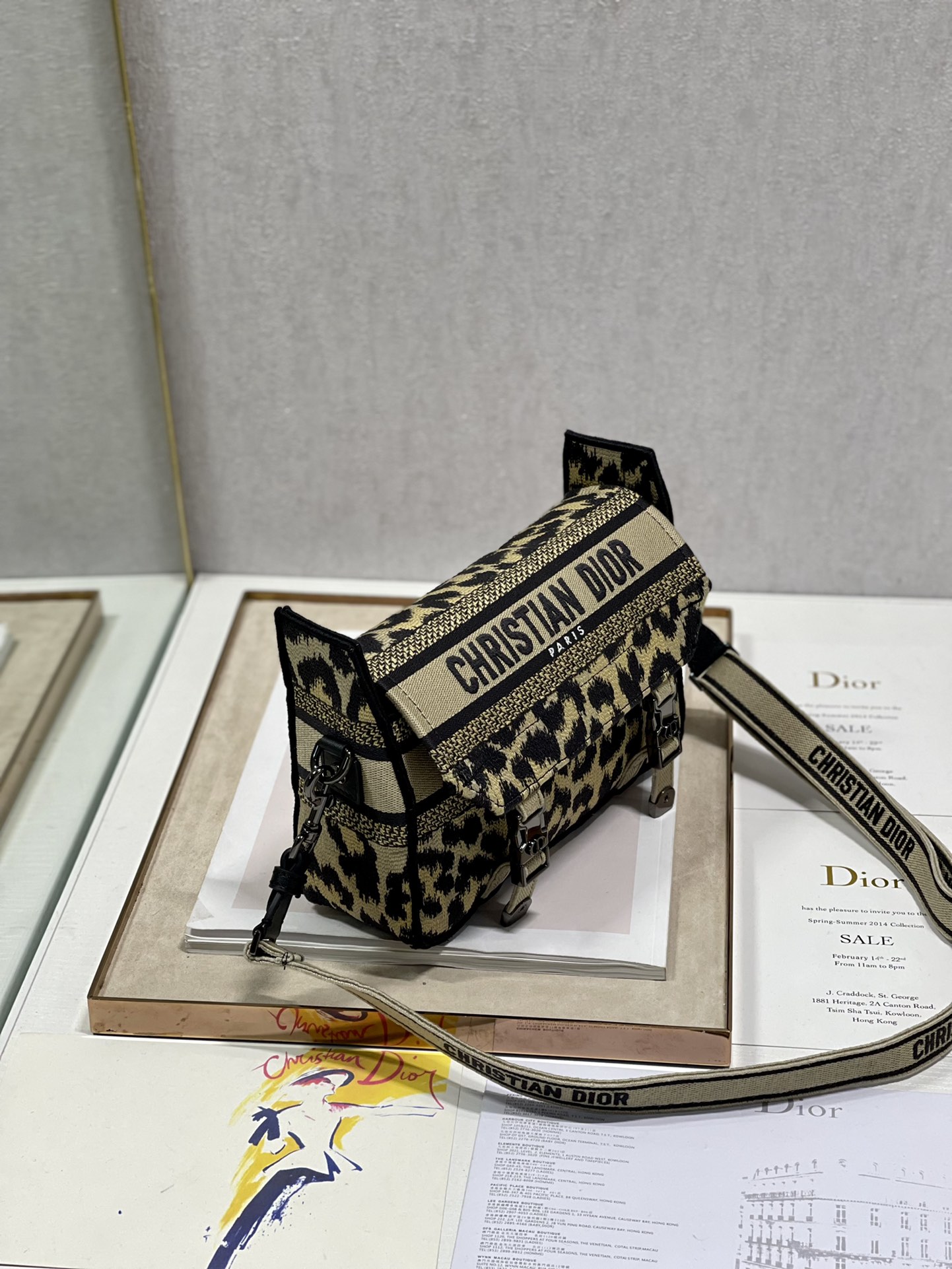 Dior Messenger Bag in Tiger - Image 5