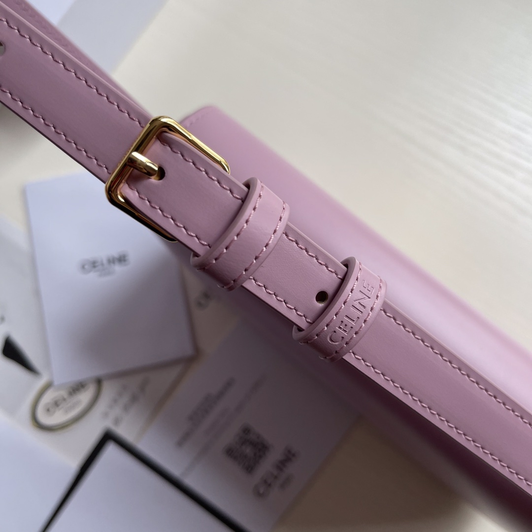 Celine Arc de Triomphe Underarm 20cm Bag in Pink - Image 5