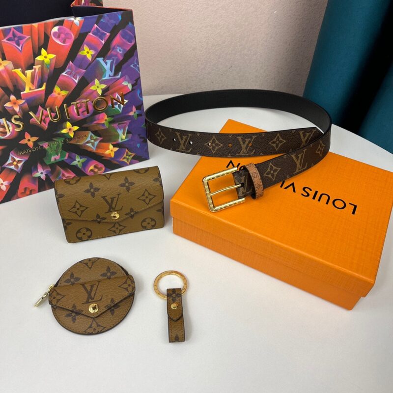 Louis Vuitton Pin Buckle Belt with Round&Square Bags