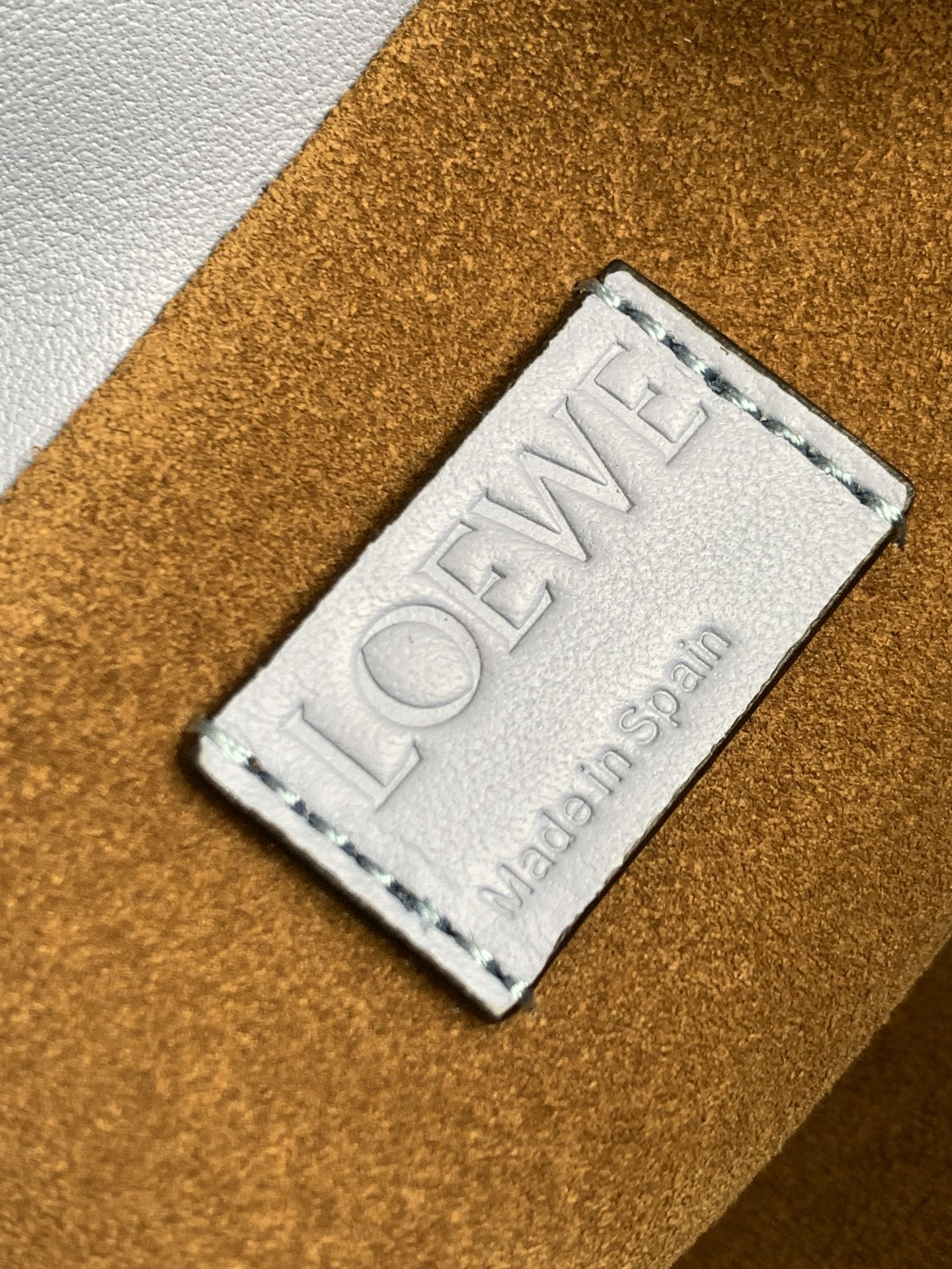 Loewe Large Flamenco Bag in Atlantic Blue Calfskin - Image 9