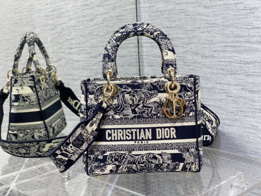 Lady Dior Small Bag in Tiger Pattern