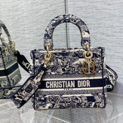 Lady Dior Small Bag in Tiger Pattern