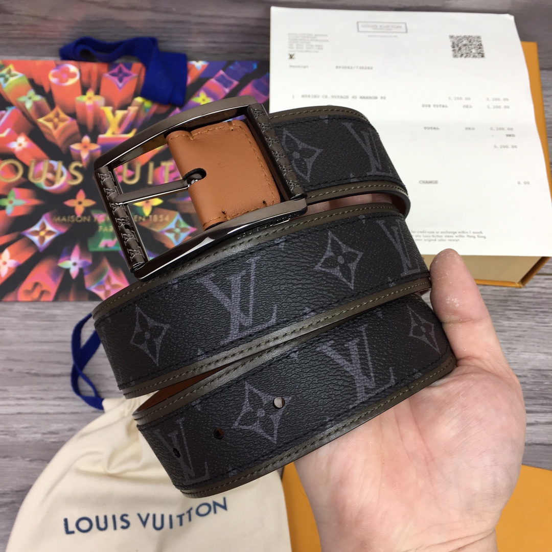 db9bf2_330c812bb23b477b8ebd94ad2587d89amv2.jpg Louis Vuitton Pin Buckle 40mm Reversible Belt - Image 1