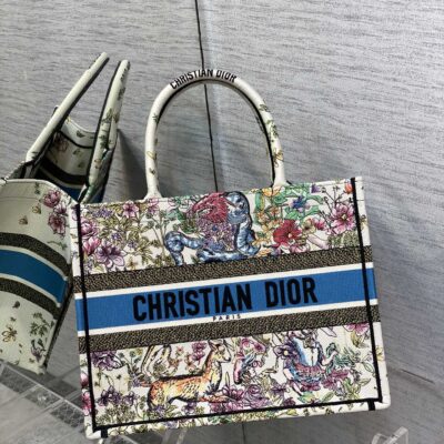 Dior Small Animal Garden Tote Bag