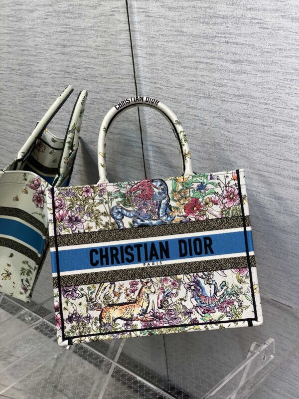 Dior Small Animal Garden Tote Bag