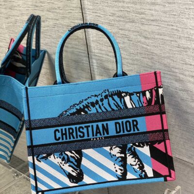 Dior Medium Jungle Series Tote Bag