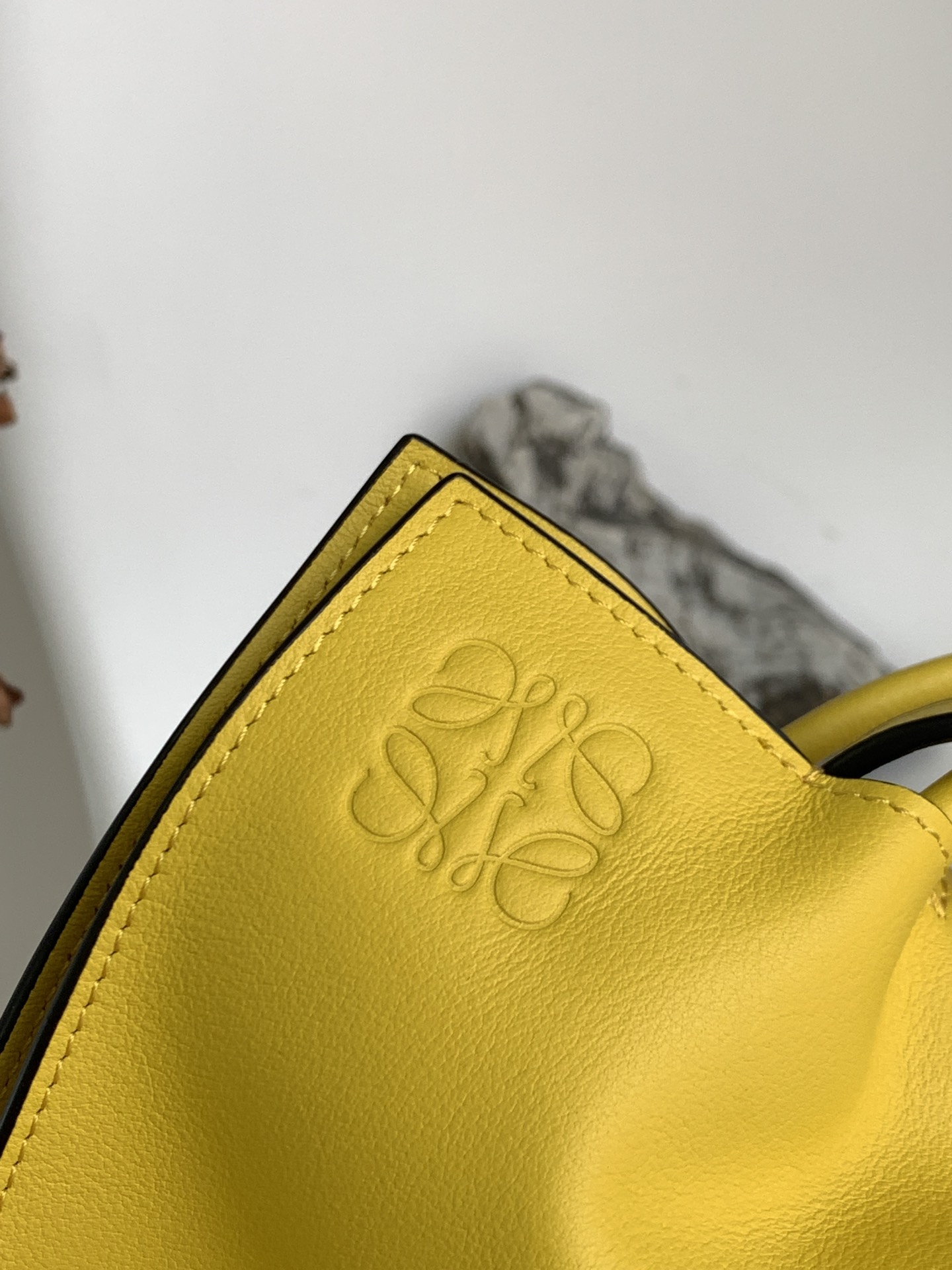Loewe Large Flamenco Bag in Yellow Calfskin - Image 5