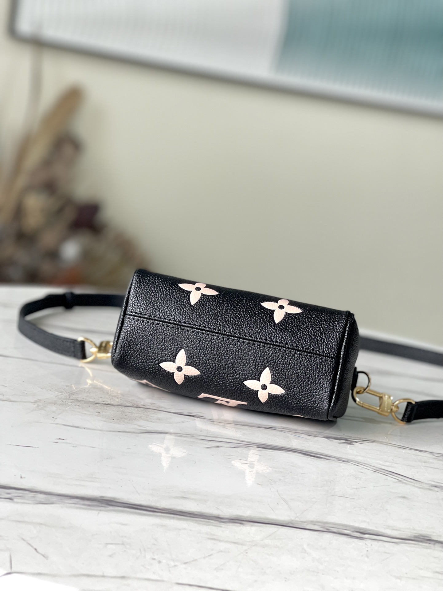 Louis Vuitton Silkscreen Nano Speedy Handbag - Image 5