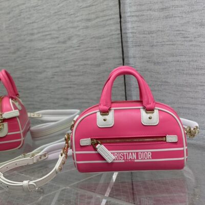 Dior Bowling Bag in Pink