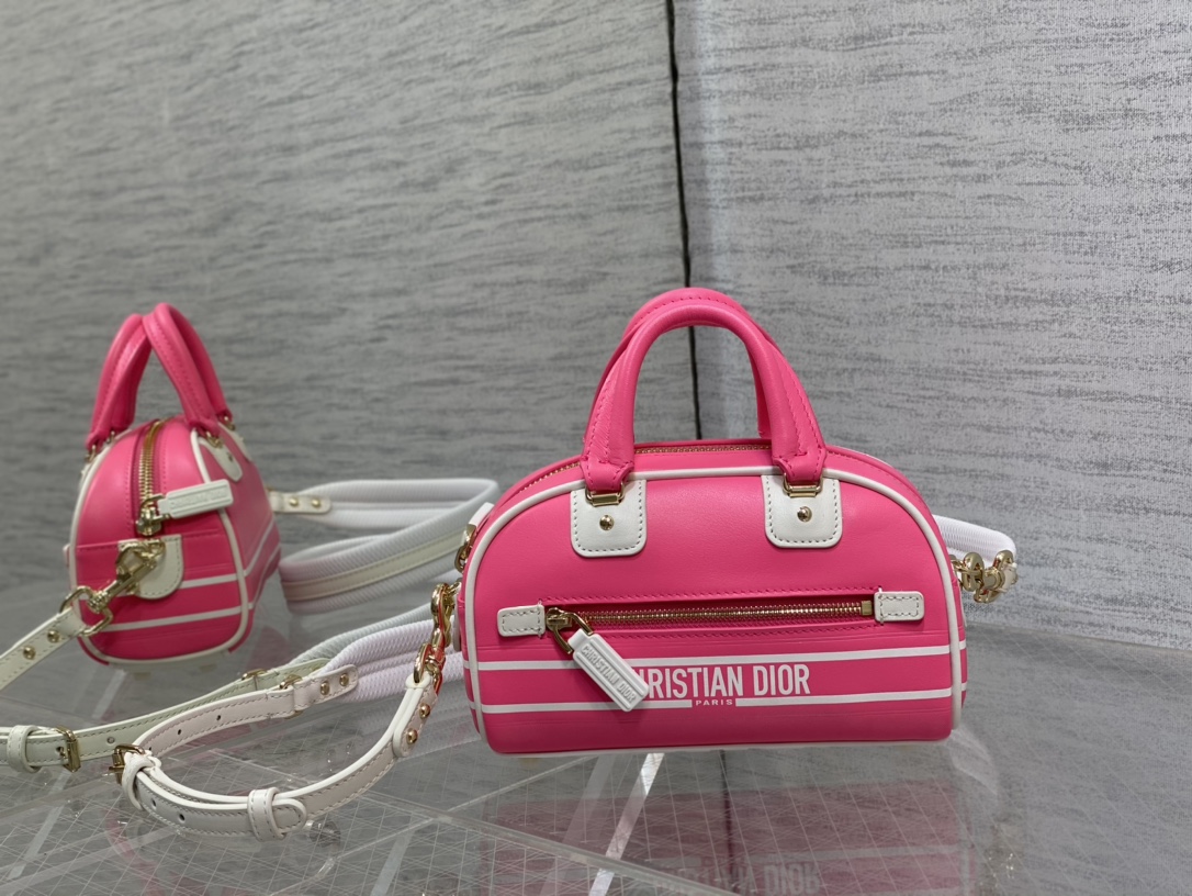 Dior Bowling Bag in Pink