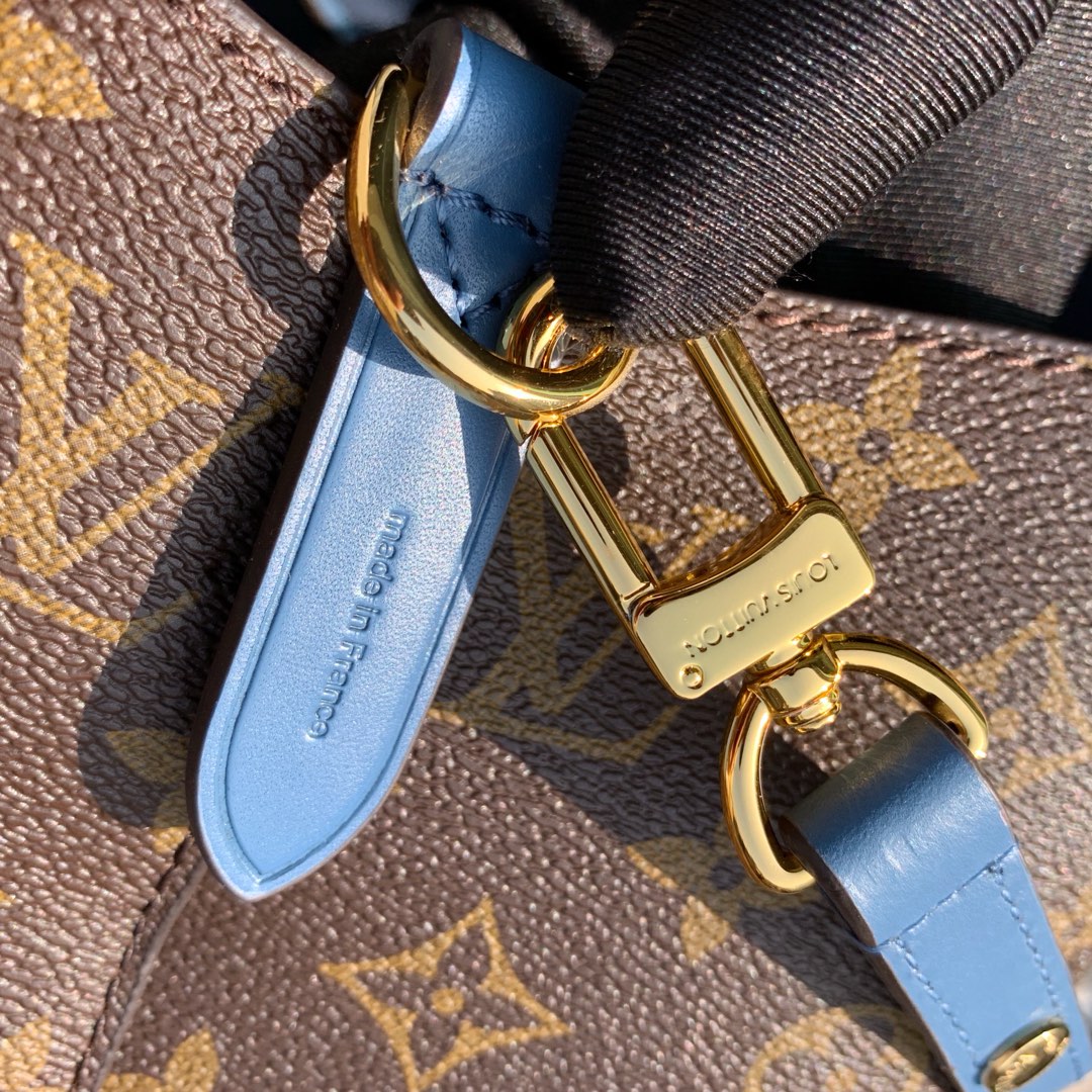 Louis Vuitton NéoNoé MM Blue Jean Bag - Image 7