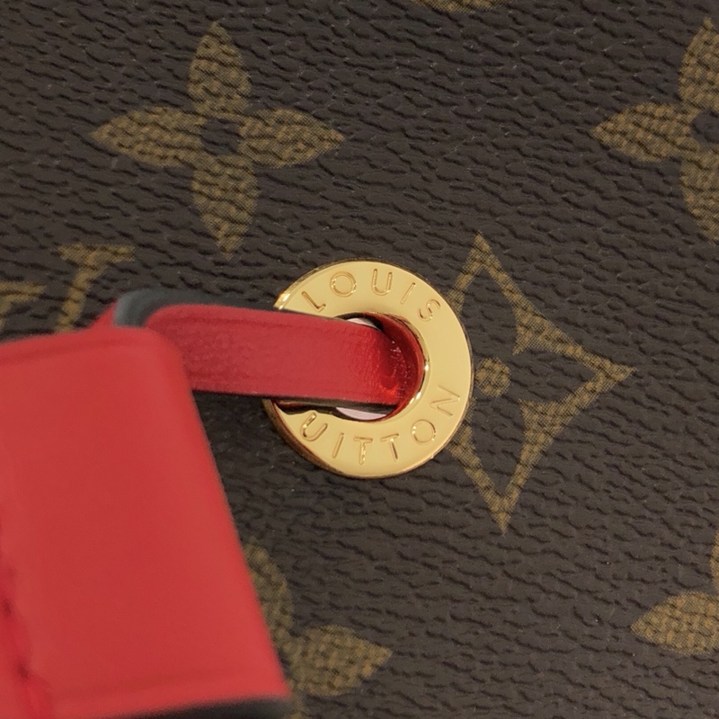 Louis Vuitton NéoNoé MM Red Jean Bag - Image 8