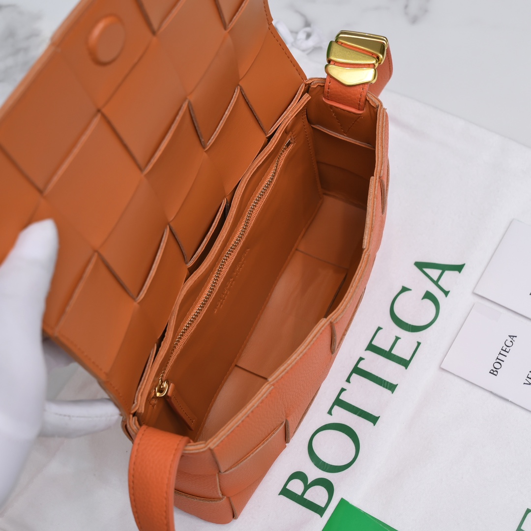 Bottega Veneta Padded Cassette Bag in Orange - Image 7