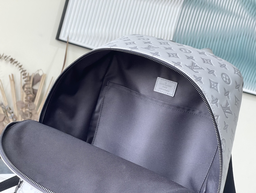 Louis Vuitton Racer Backpack in Monogram Shadow Leather - Image 9