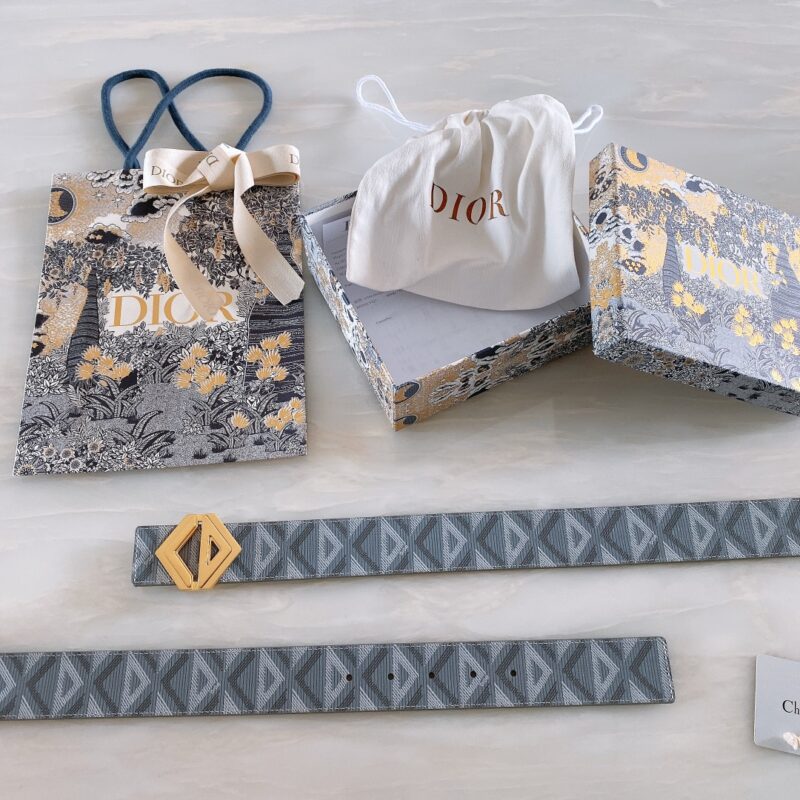 Dior Rhombus Buckle Belt