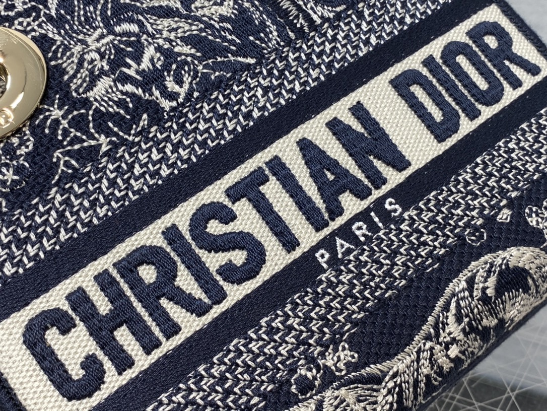 Lady Dior Tiger Embroidery Mini Bag - Image 7