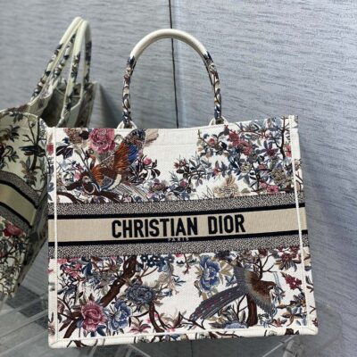 Dior Large Winter Garden Tote Bag