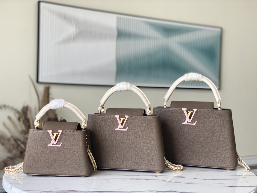 Louis Vuitton Capucines BB Mini Handbag in Brown - Image 11