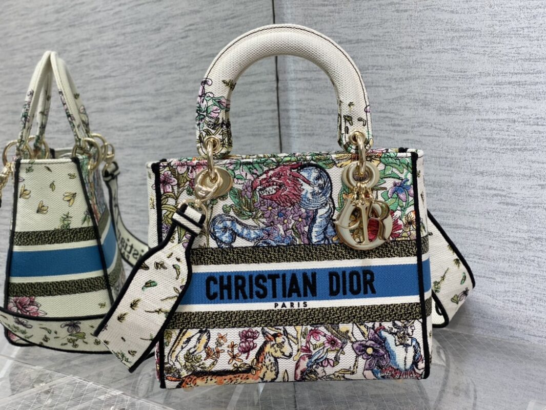 Lady Dior Small Animal Garden Bag