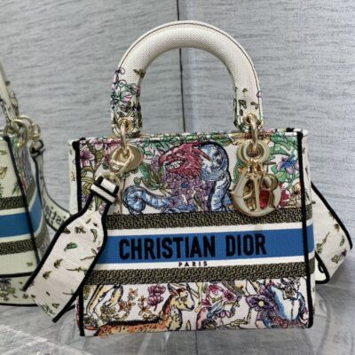 Lady Dior Small Animal Garden Bag