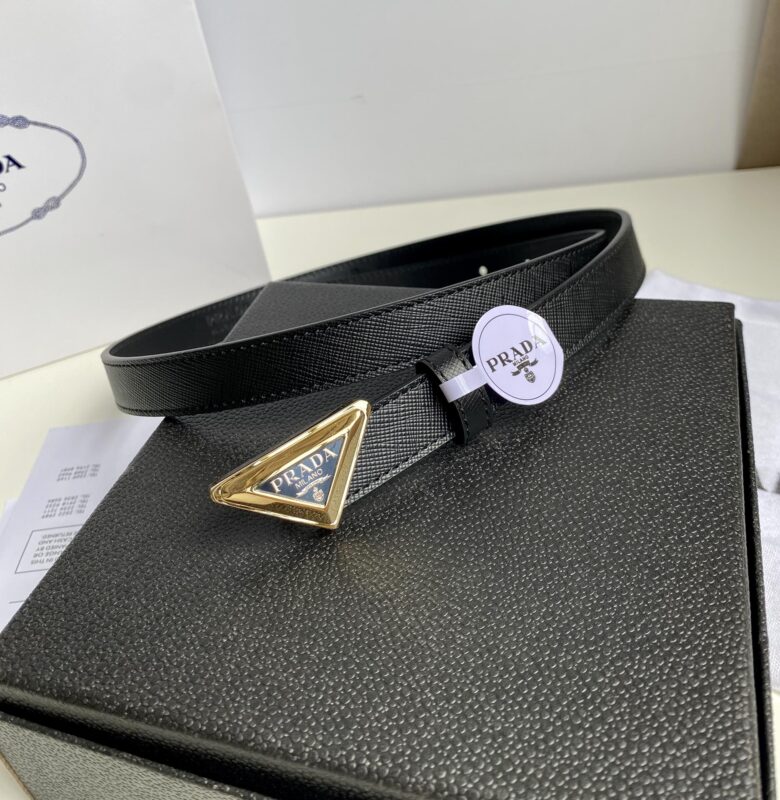 Prada Saffiano Leather Belt