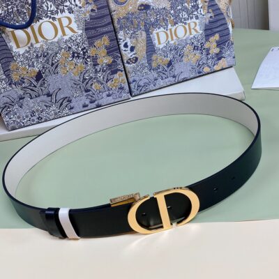 Dior Montaigne CD Buckle 35mm Belt