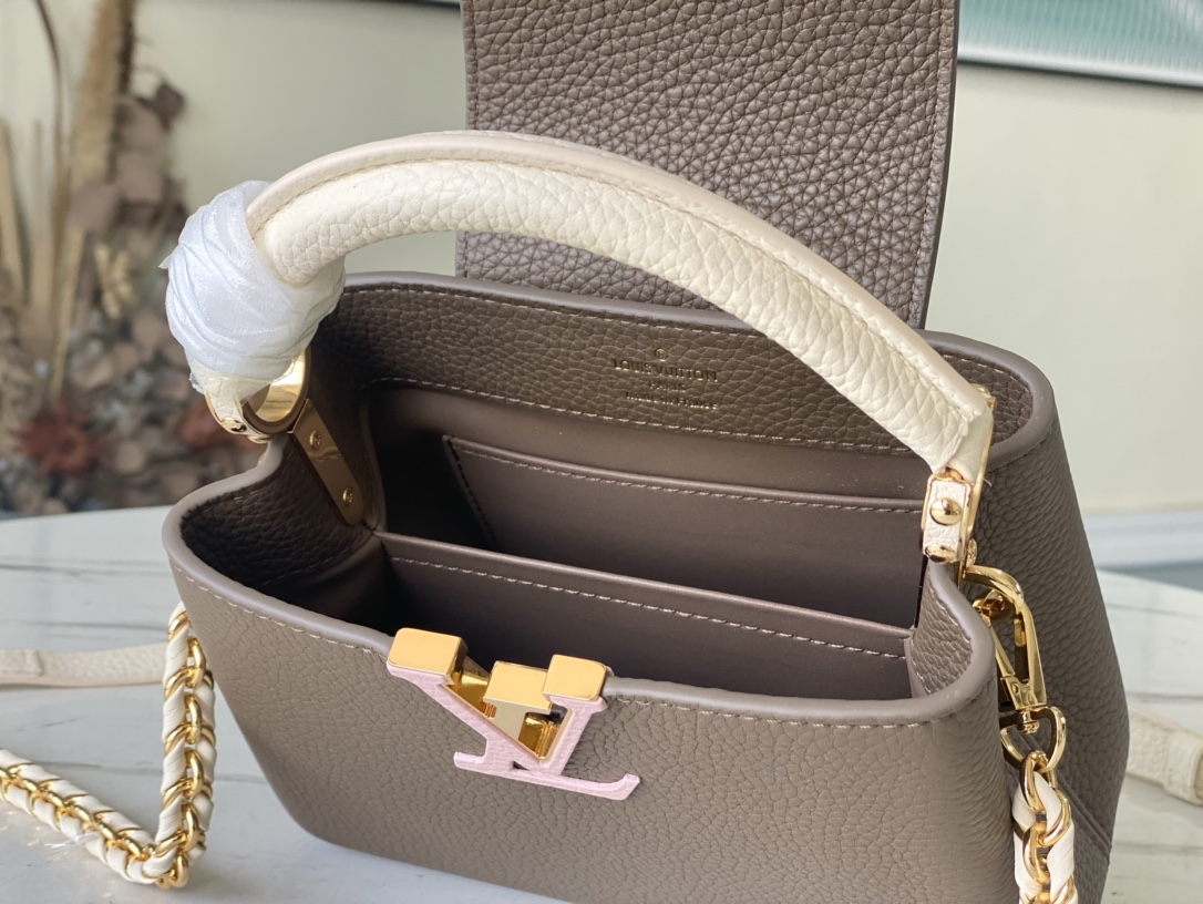 Louis Vuitton Capucines BB Mini Handbag in Brown - Image 6