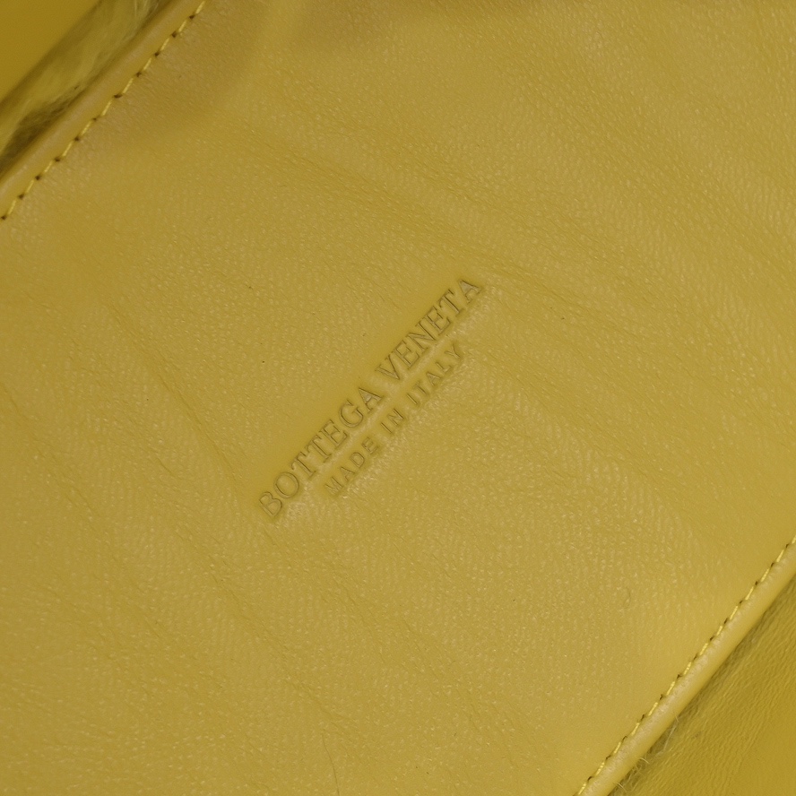 Bottega Veneta Corn Yellow Fluffy Arco Tote Bag - Image 8