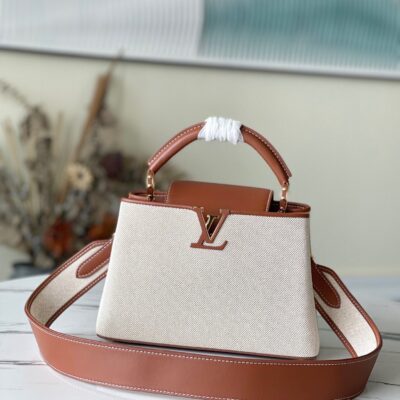 Louis Vuitton Capucines BB Small Handbag in Canvas