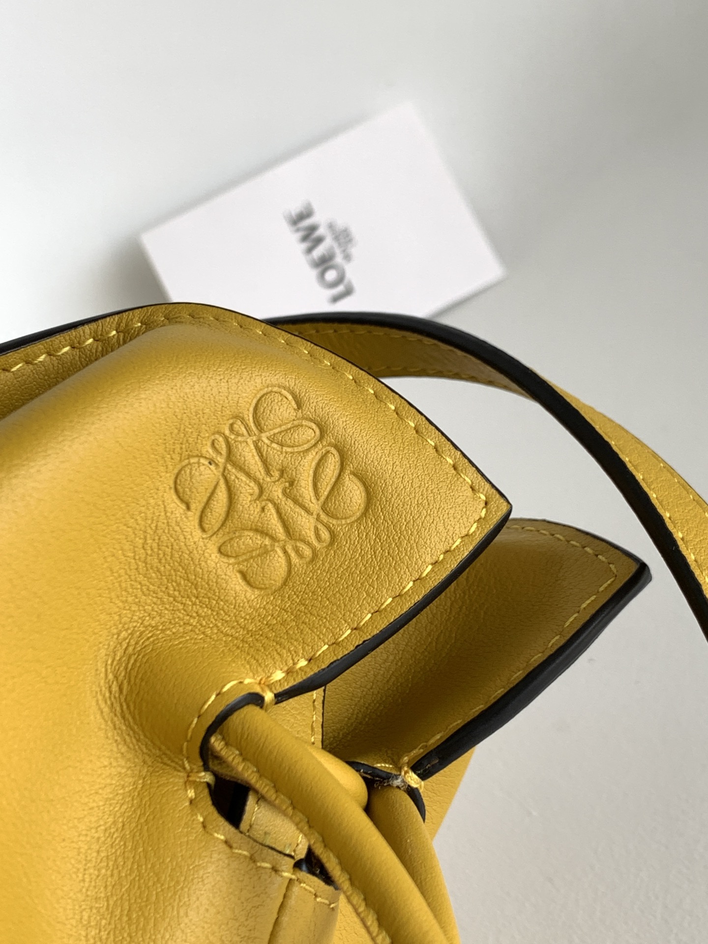 Loewe Small Flamenco Bag in Yellow Calfskin - Image 5