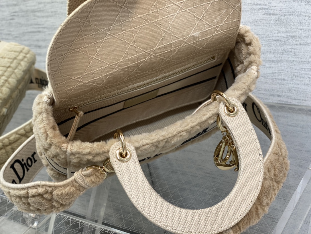 Lady Dior Small Furry Bag - Image 9