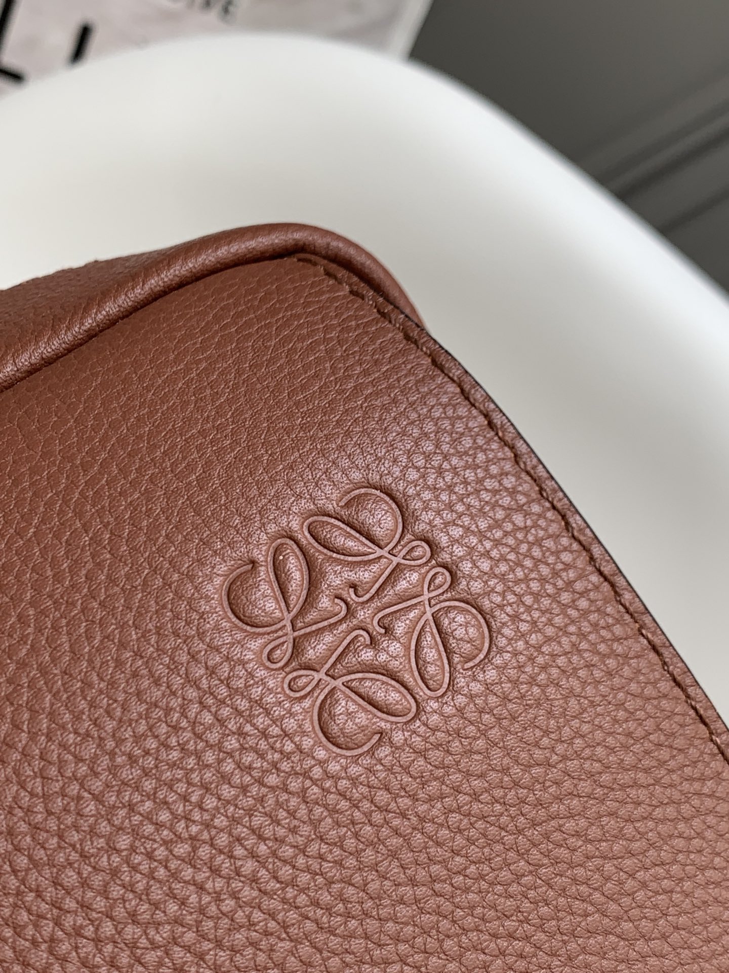 Loewe Military Style Backpack in Brown - Image 5