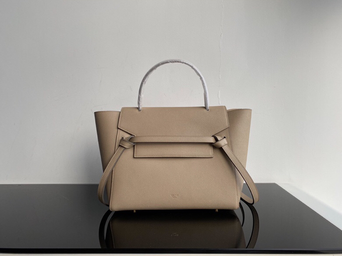 db9bf2_4f9e730ef4b1416f8e1c0c5cd1a3d5ffmv2.jpg Celine Belt Bag 28cm in Dark Beige Calfskin - Image 1