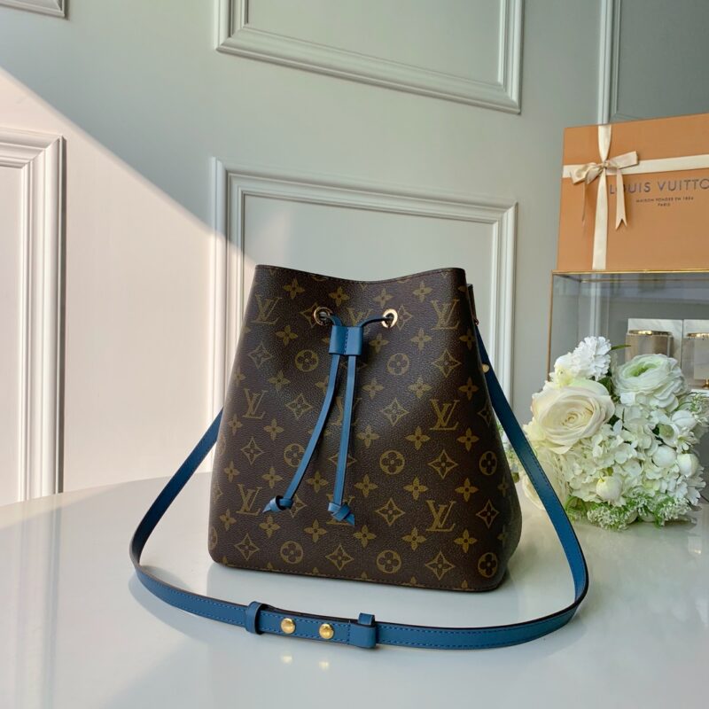 Louis Vuitton NéoNoé MM Blue Jean Bag