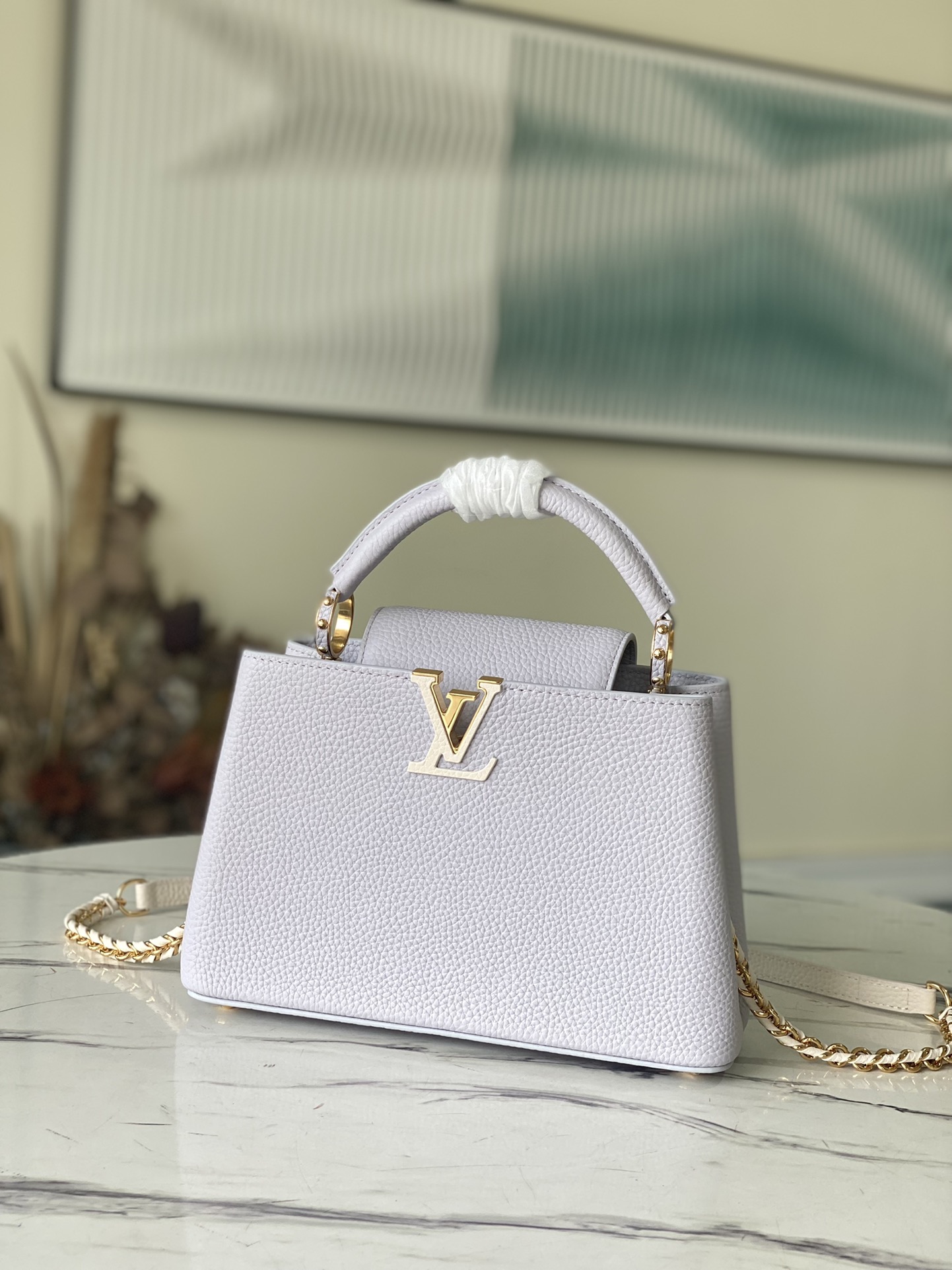Louis Vuitton Capucines BB Small Handbag in Light Violet