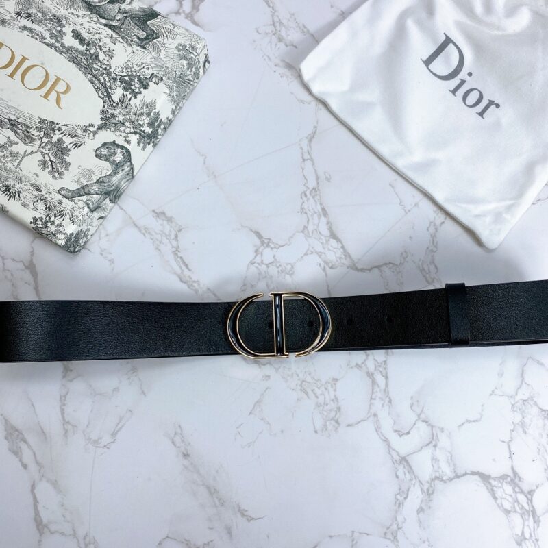 Dior 30 Montaigne Leather 34mm Belt